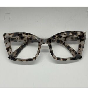 Oversized Thick Leopard Women Reading Glasses Large Square Readers New Model 2.0